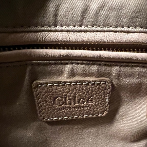 Chloe Mini Paraty, beige, 2-way leather bag - Picture 14 of 16